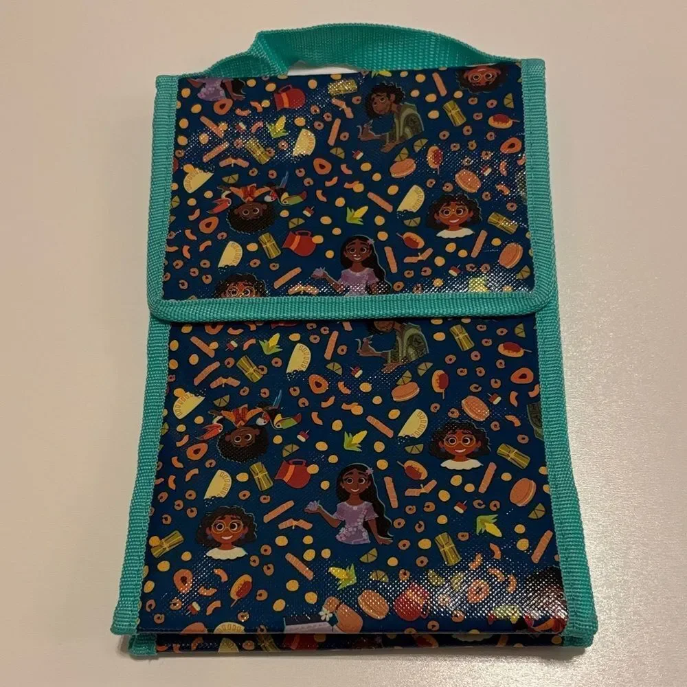 New! Disney Encanto 2023 Epcot Teal & Blue Insulated Lunch Snack Bag